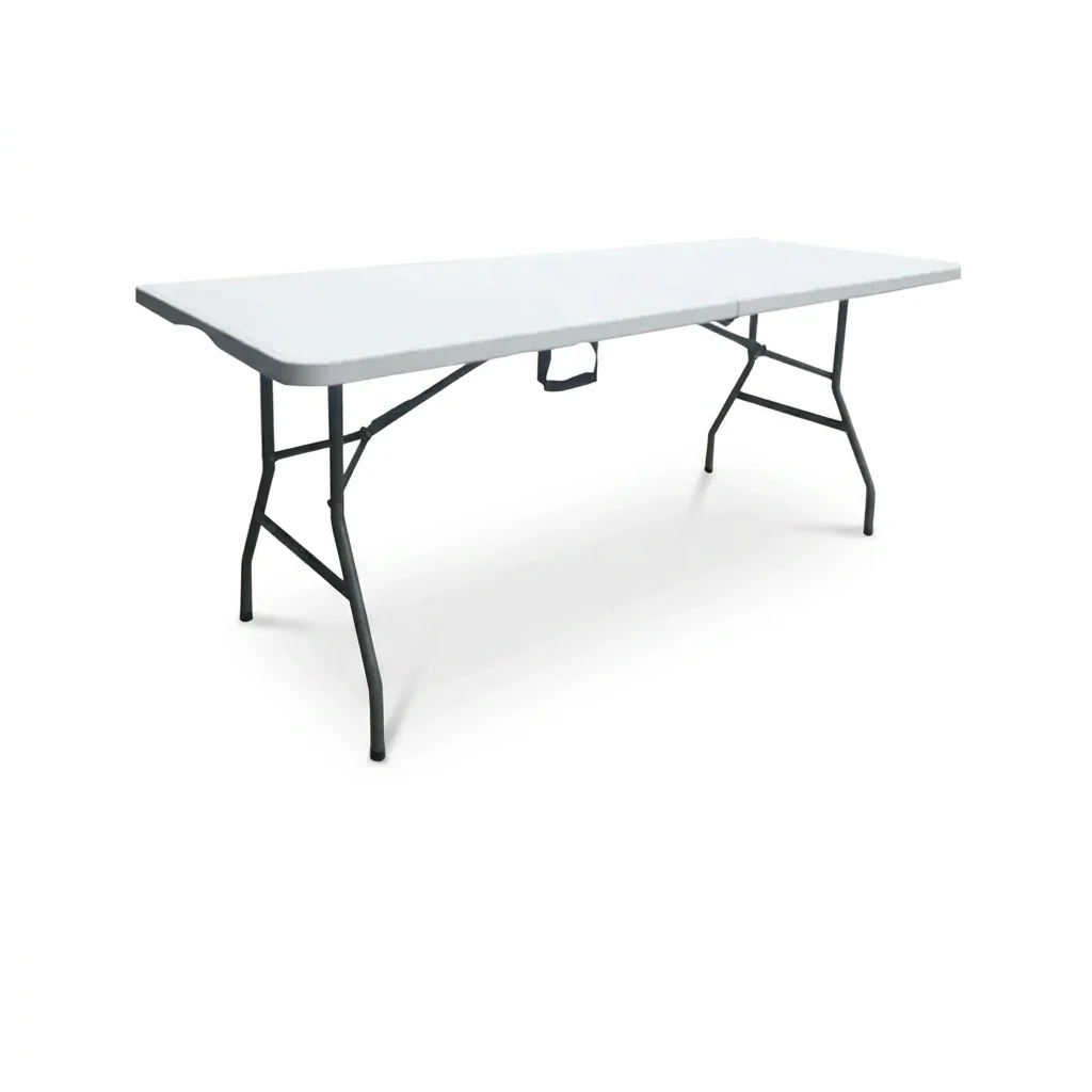 Table pliante blanche 180 cm